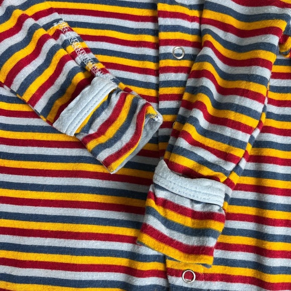 KicKee Pants Baby Boys' Print Footie, Circus Stripe Size 0-3 Months - Picture 5 of 9